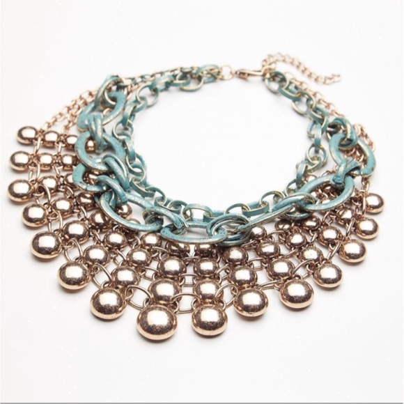 Free People Sunshine Collar Necklace- Verdant - Picture 2 of 4